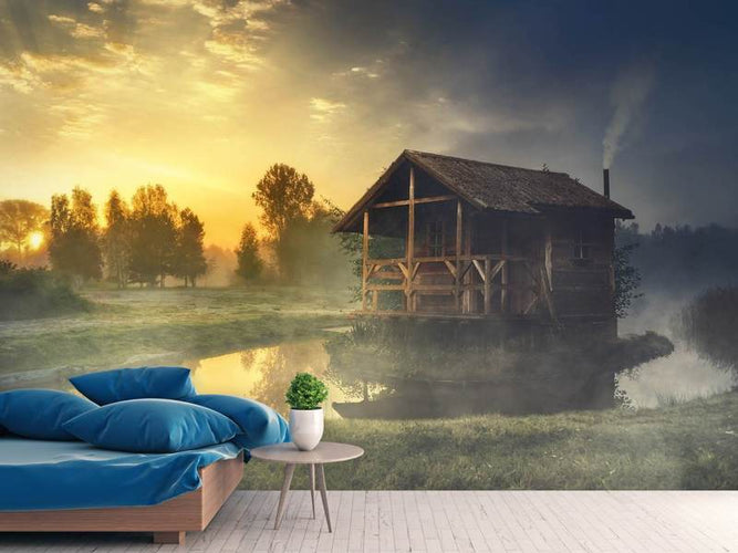 Fotobehang Geheimzinnige hut