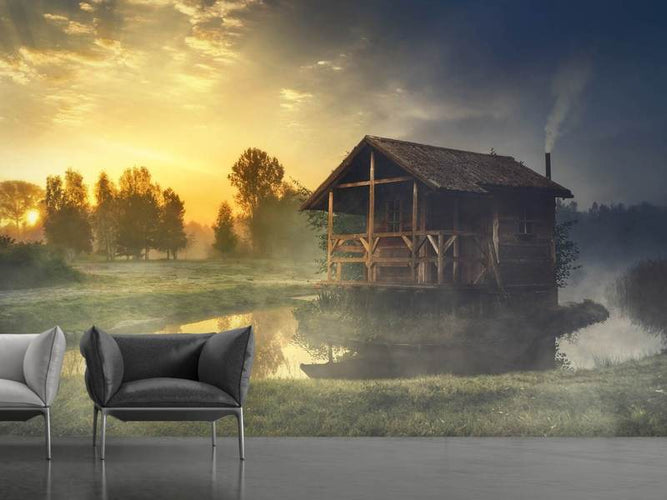 Fotobehang Geheimzinnige hut