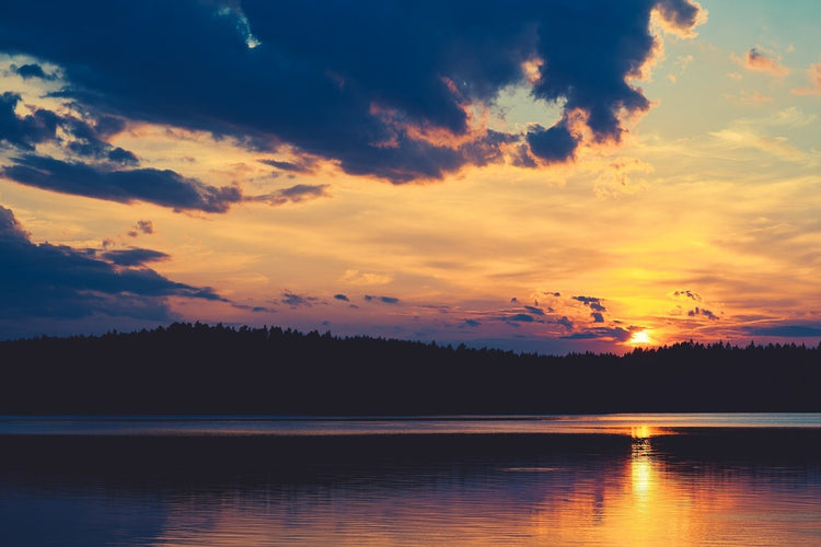 Fotobehang Sunset - time to relax