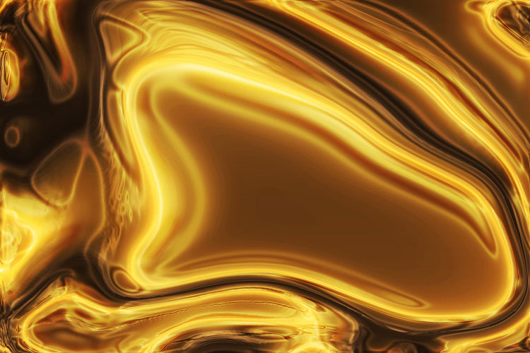 Fotobehang Abstract Liquid Gold