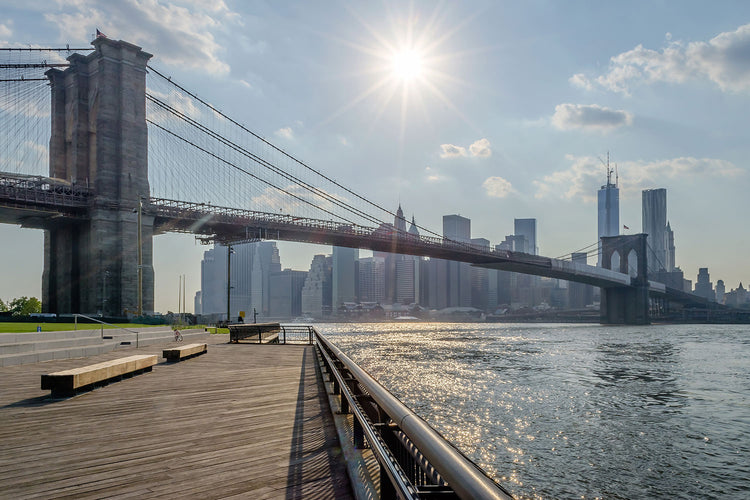 Fotobehang Brooklyn Bridge