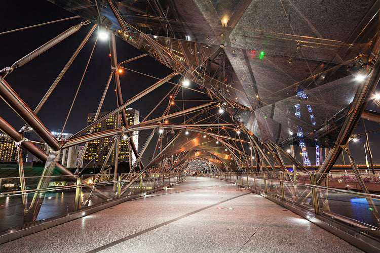 Fotobehang Bridge Lights