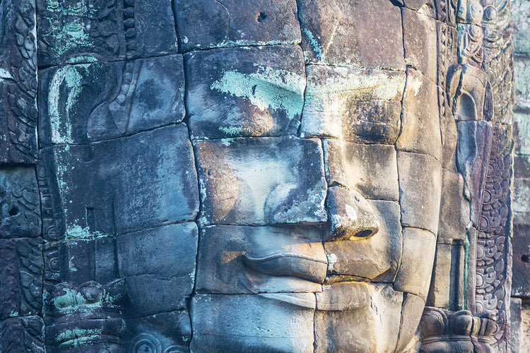 Fotobehang Buddha in Rock