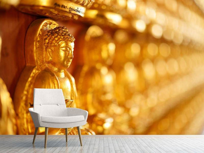 Fotobehang Gouden Boeddha