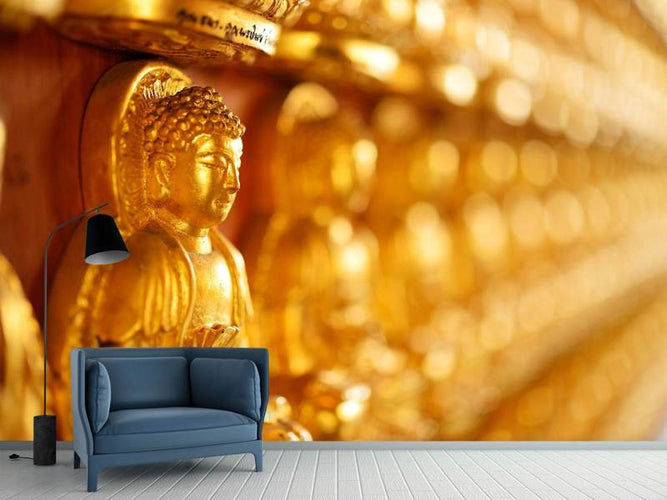 Fotobehang Gouden Boeddha