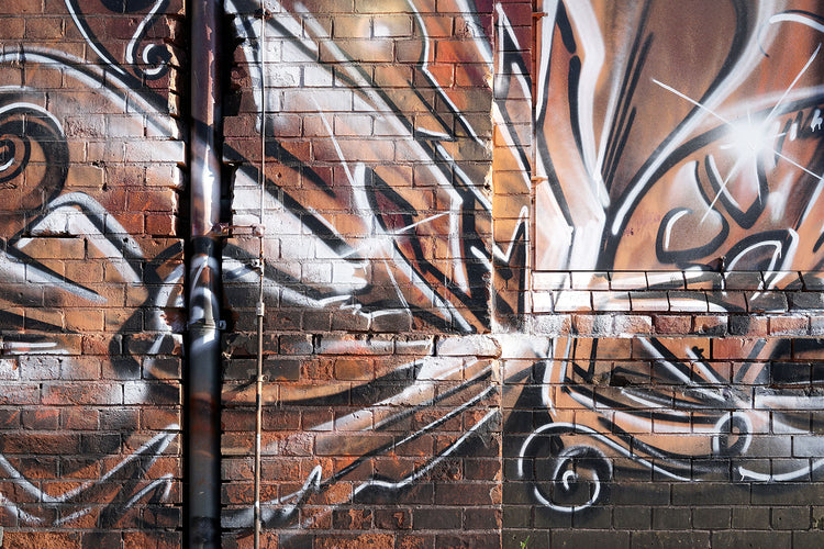 Fotobehang Graffiti Wall