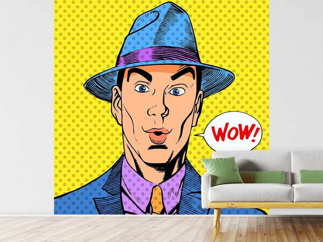 Fotobehang Pop Art Wow II