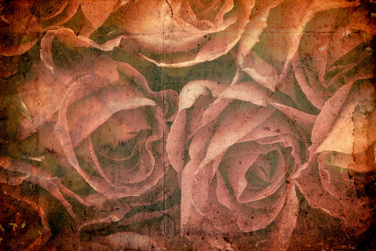 Fotobehang Rose Bouquet