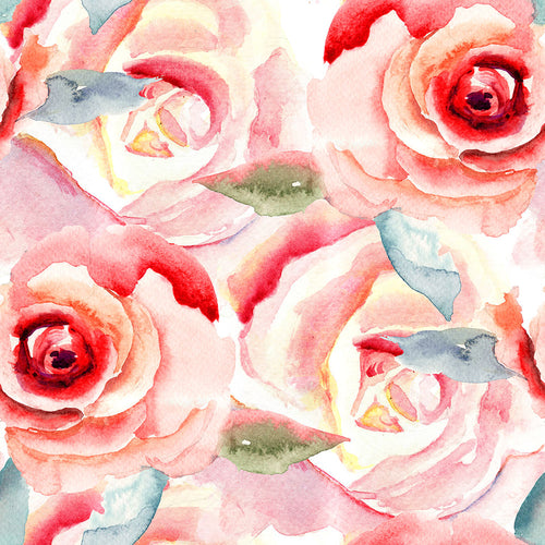Fotobehang Painting Rose