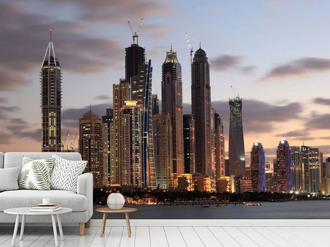 Fotobehang Skyline Dubai