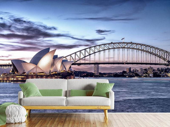 Fotobehang Skyline Sydney Opera House
