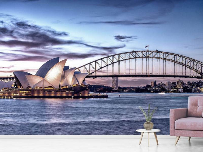 Fotobehang Skyline Sydney Opera House