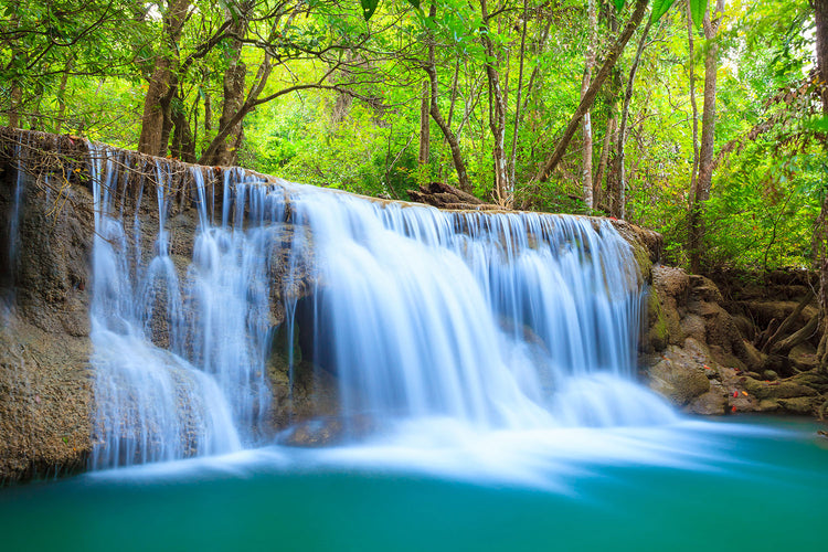 Fotobehang Waterfall Si Nakharin