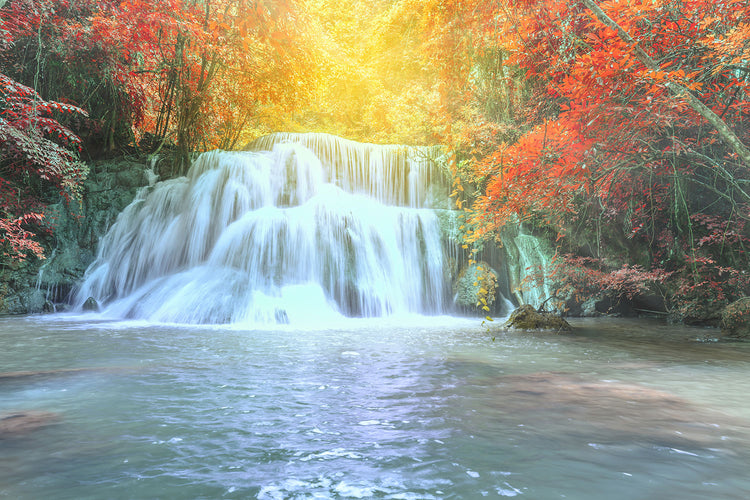 Fotobehang Waterfall In Light