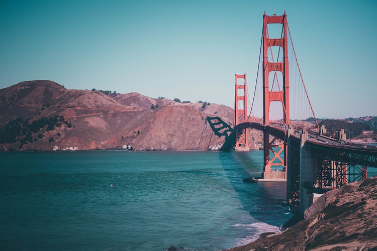 Fotobehang At the Golden Gate