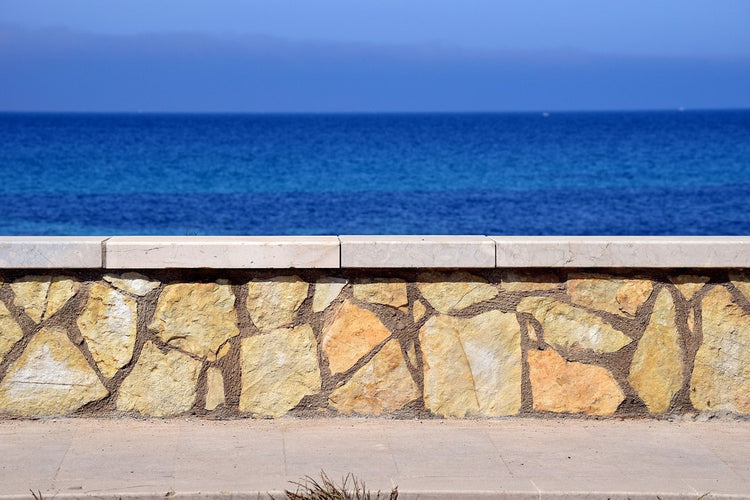 Fotobehang At the beach promenade