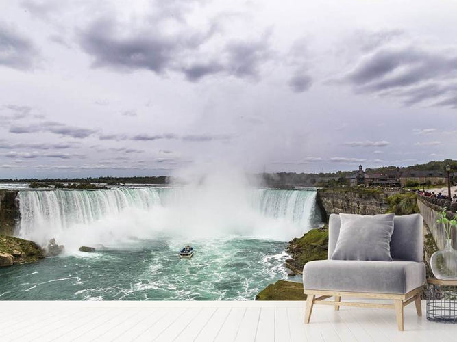 Fotobehang Attractie Niagara Watervallen