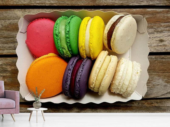 Fotobehang Macarons