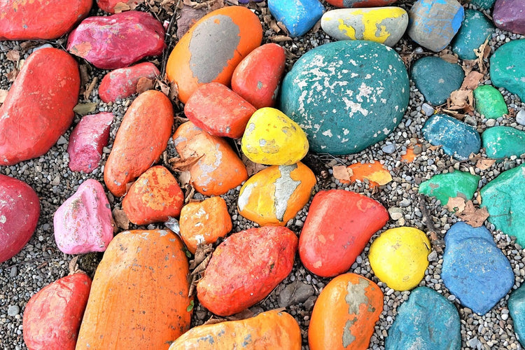 Fotobehang Colorful stones