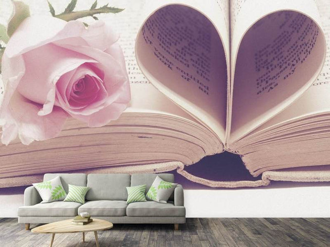 Fotobehang Het boek van de Liefde