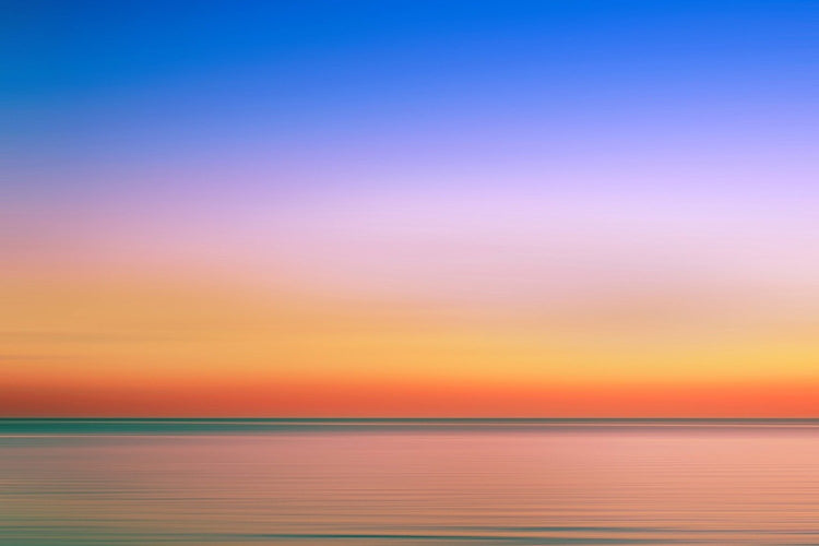 Fotobehang Colorful sea view