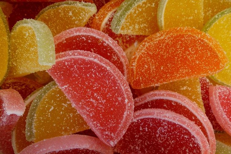 Fotobehang Sugared fruit gums