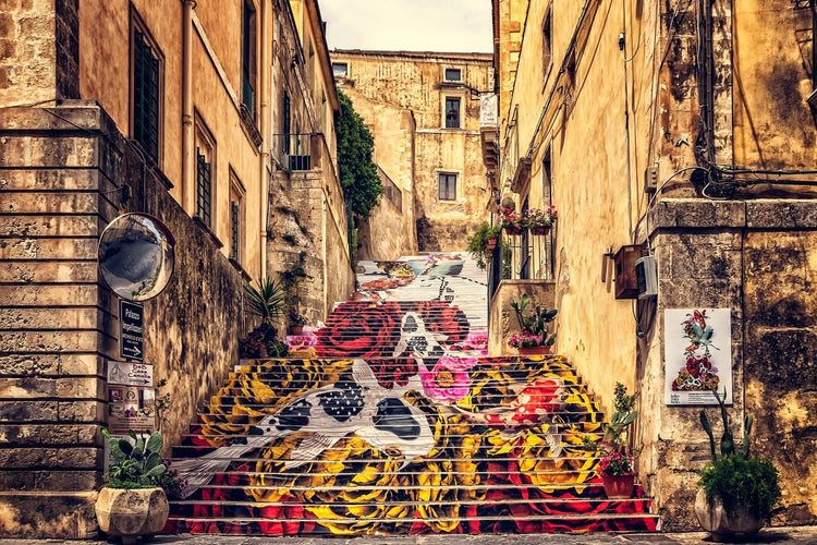 Fotobehang Graffiti in Sicily