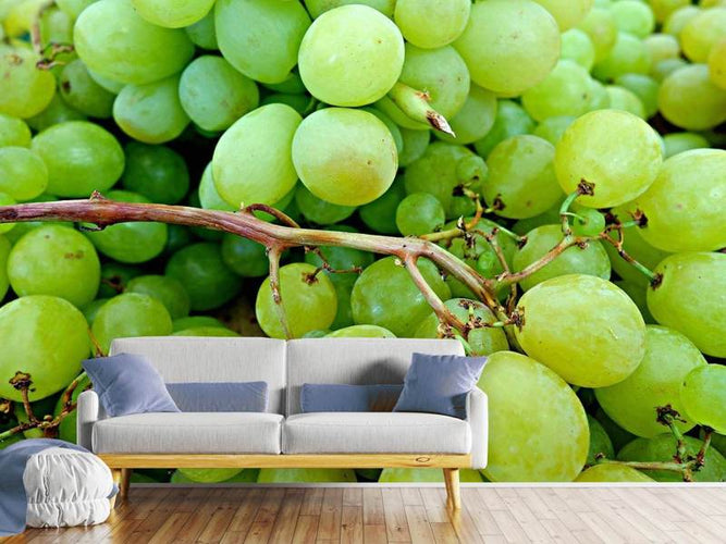 Fotobehang Witte druiven
