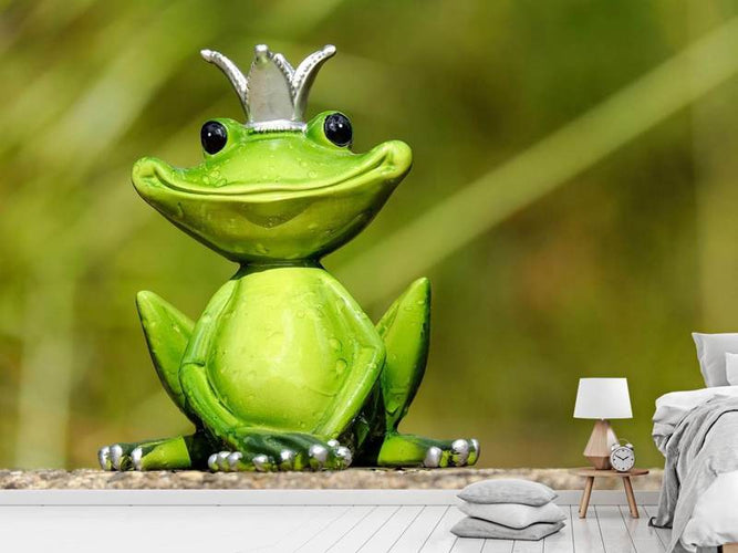 Fotobehang Mr. Frog, Kikker koning