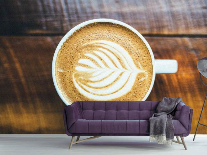 Fotobehang Tijd voor koffie