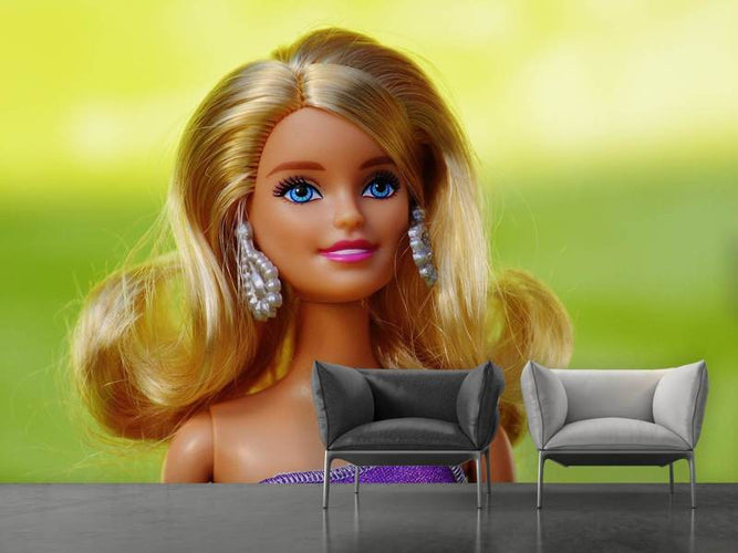 Fotobehang Moderne prinses Barbie