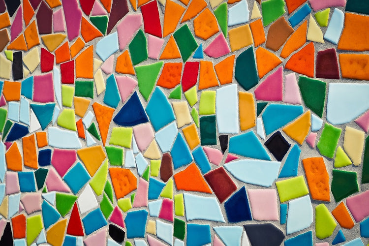 Fotobehang Mosaic stones