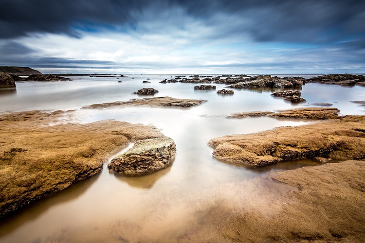 Fotobehang Mystic mood by the sea