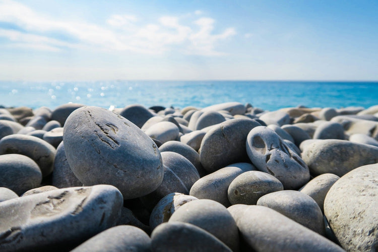 Fotobehang Beach stones