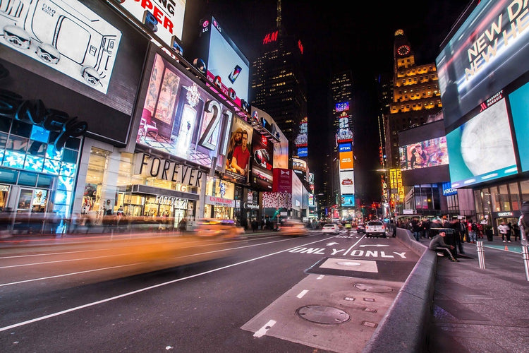 Fotobehang Times Square at night