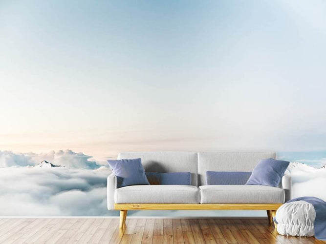 Fotobehang Zweven boven de wolken